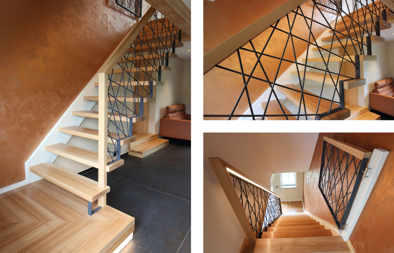 einseitig gebolzte Designtreppe - Ferienhaus Anneliese - Butterbergalpakas Hainewalde Bildquelle: GRÄFE einseitig gebolzte Designtreppe - Ferienhaus Anneliese - Butterbergalpakas Hainewalde Bildquelle: GRÄFE
