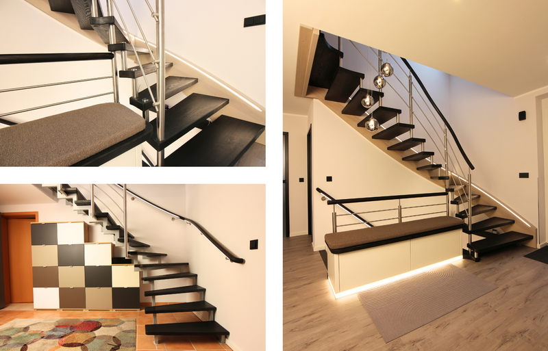 stylisches grau-schwarzes Treppendesign vom Keller bis unters Dach Bildquelle: GRÄFE stylisches grau-schwarzes Treppendesign vom Keller bis unters Dach Bildquelle: GRÄFE