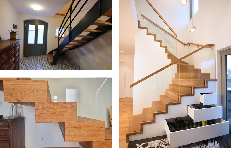 Blocktreppe, Faltwerktreppe und Flachstahlwangentreppe - Handwerksvielfalt statt Einheitsbrei Bildquelle: GRÄFE Blocktreppe, Faltwerktreppe und Flachstahlwangentreppe - Handwerksvielfalt statt Einheitsbrei Bildquelle: GRÄFE